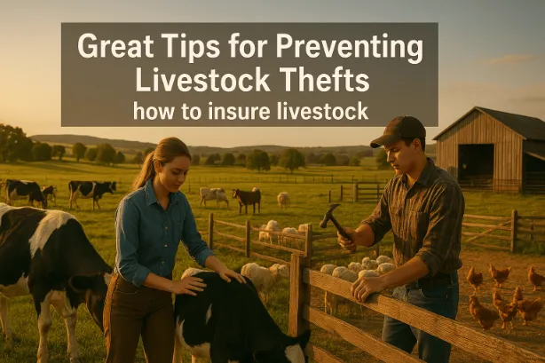 Great Tips for Preventing Livestock Thefts how to insure livestock